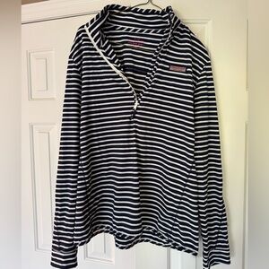 Vineyard Vines Navy and White Shep Shirt Pullover